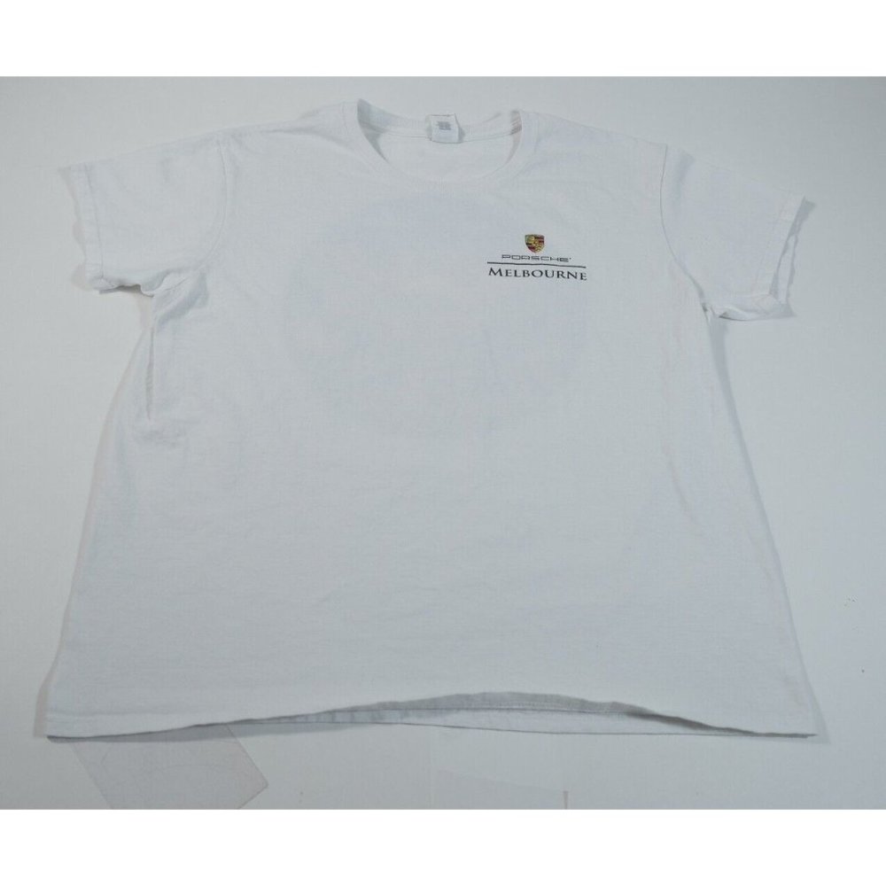 Porsche Melbourne Women's Sunrise To Sunset Rally 2017 Graphic V-Neck T-Shirt XL